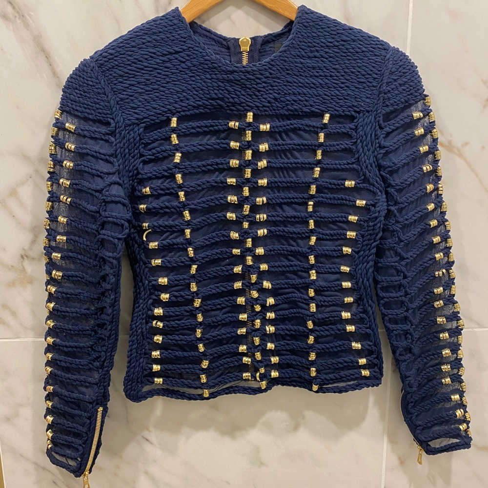 Balmain x H&M collab top